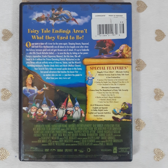 📀📼 10/$25 Happily  N'Ever After DVD - Picture 3 of 3